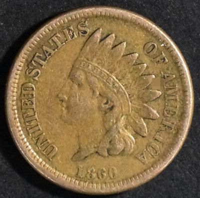1860 Indian Head Cent