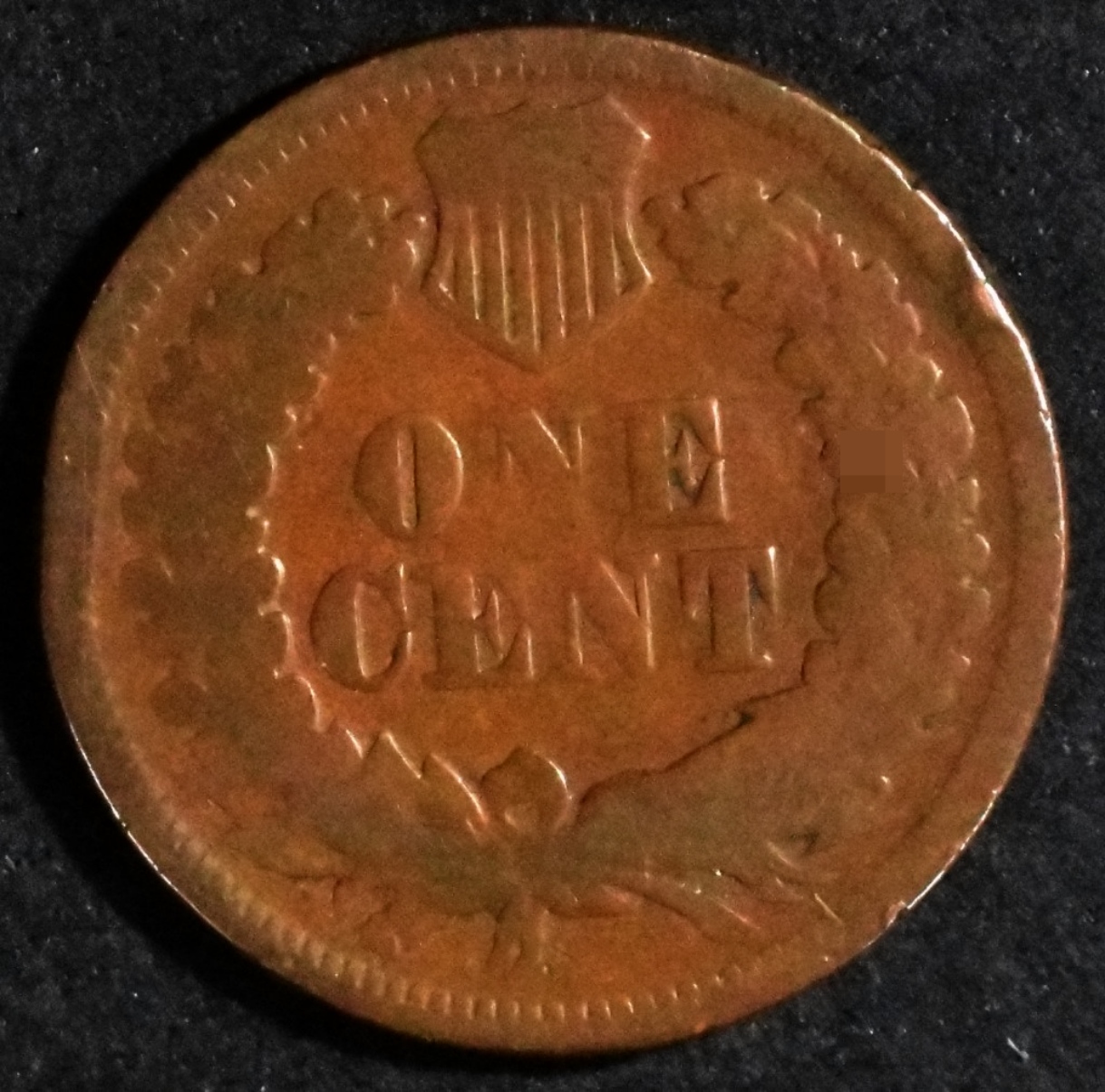 1868 Indian Head Cent