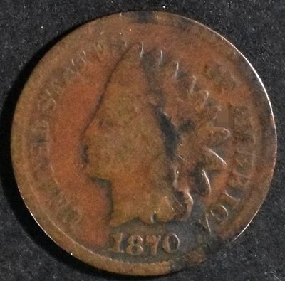 1870 Indian Head Cent