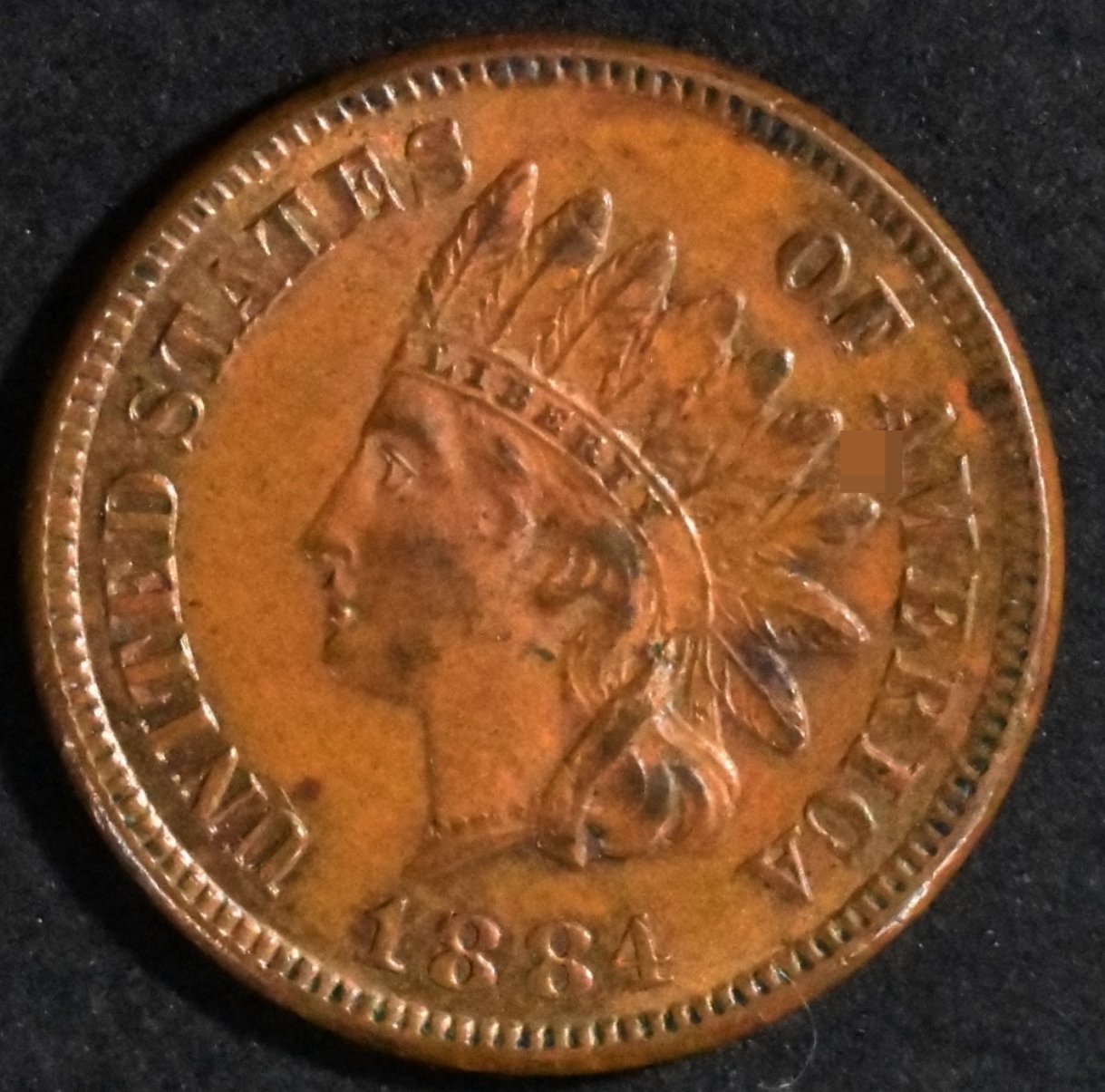 1884 Indian Head Cent