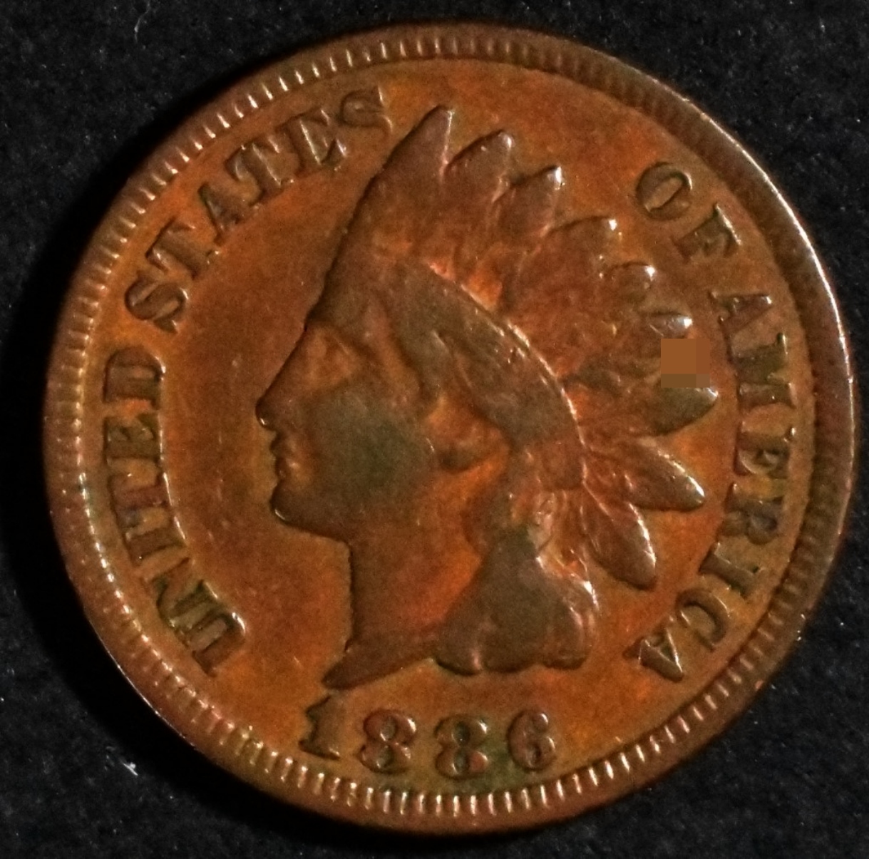 1886 Type 2 Indian Head Cent