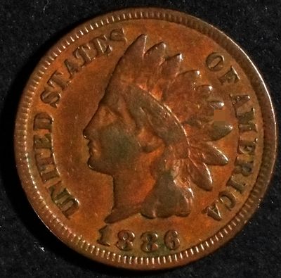 1886 Type 2 Indian Head Cent