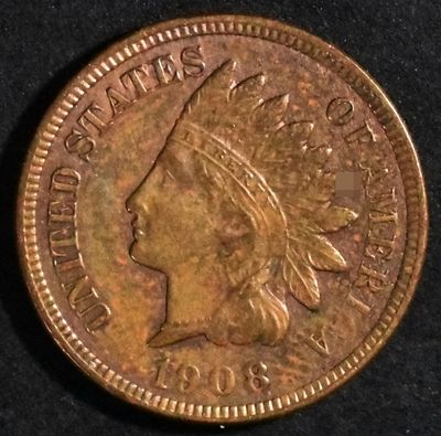 1908 Indian Head Cent