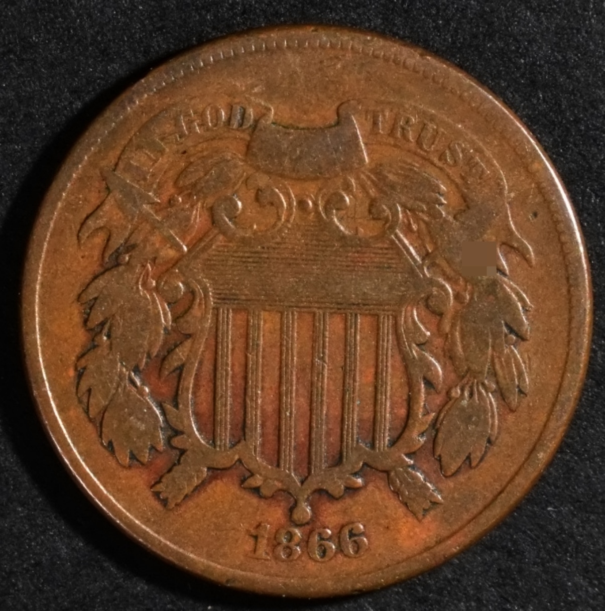 1866 2 Cent Piece