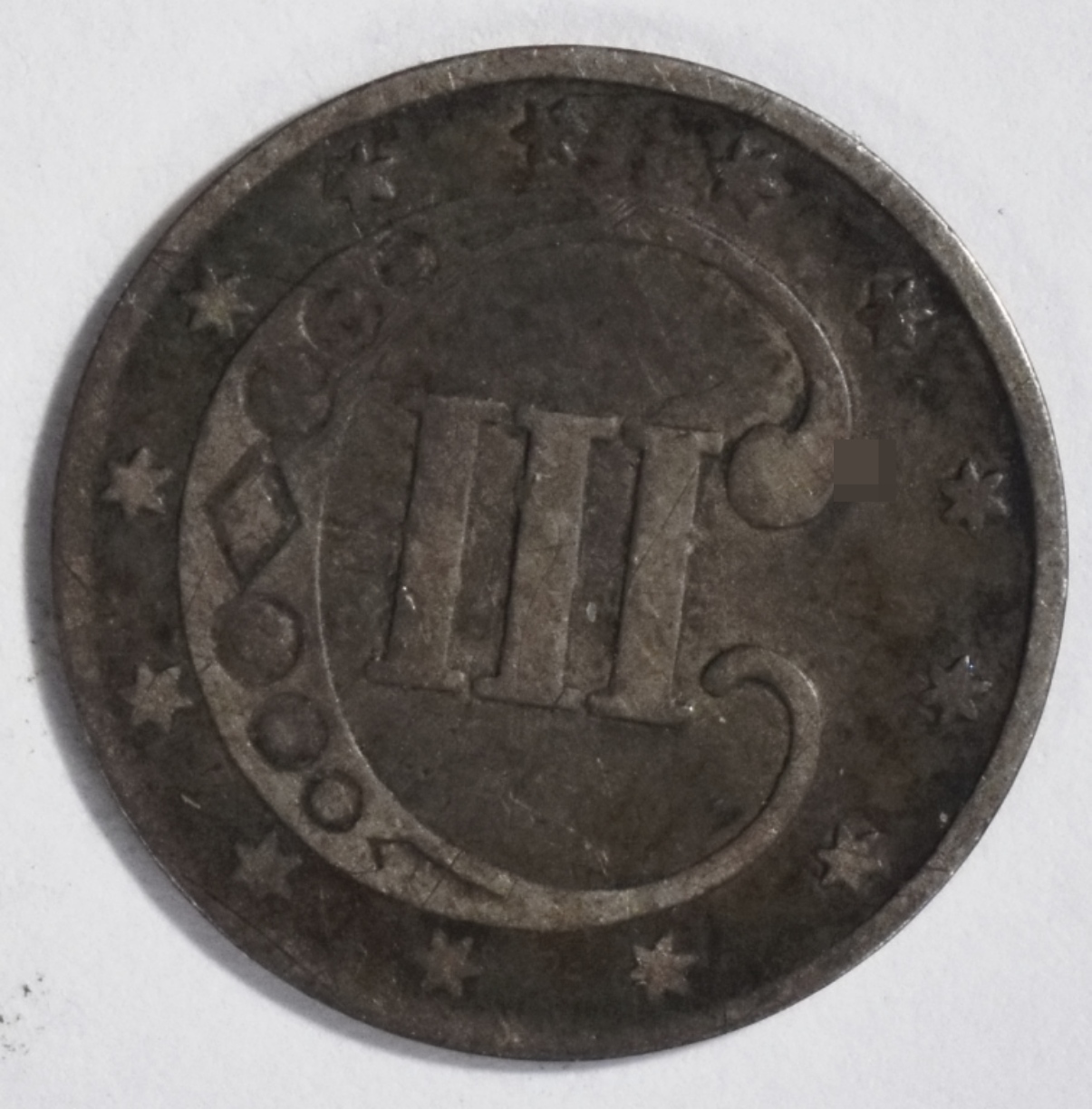 1853 3 Cent Silver