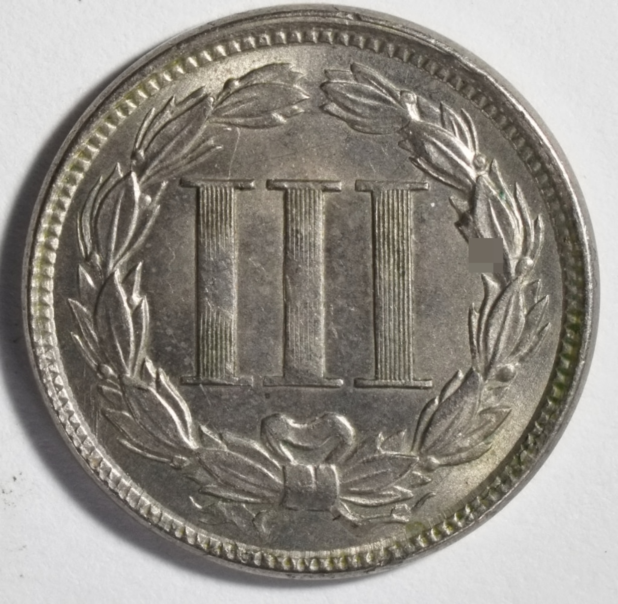 1865 3 Cent Nickel