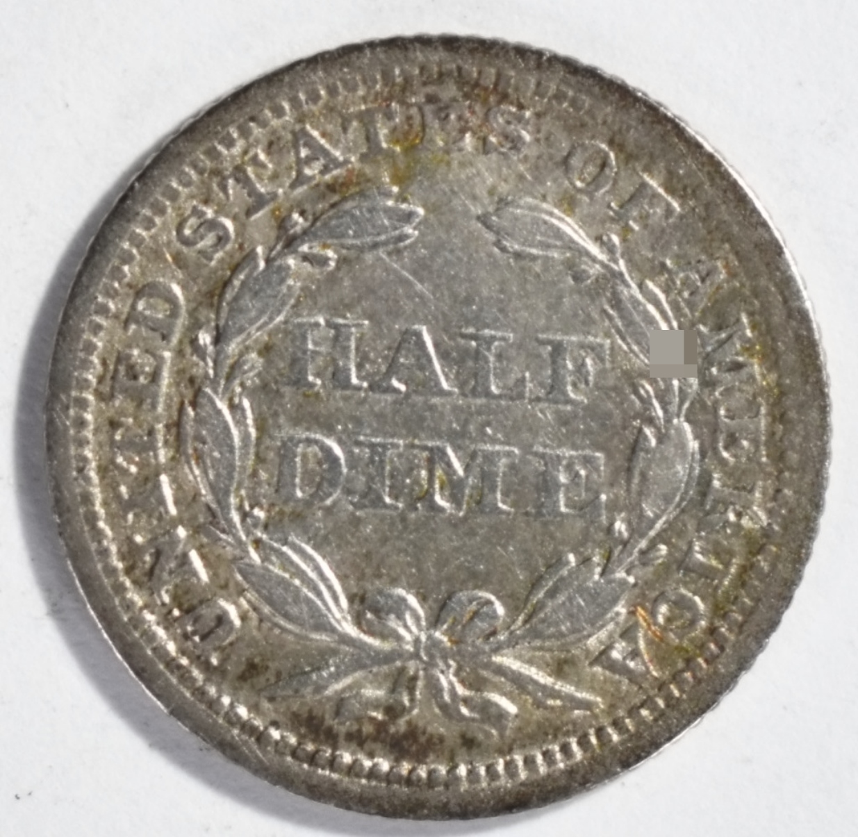 1853 Arrows Seated Half Dime