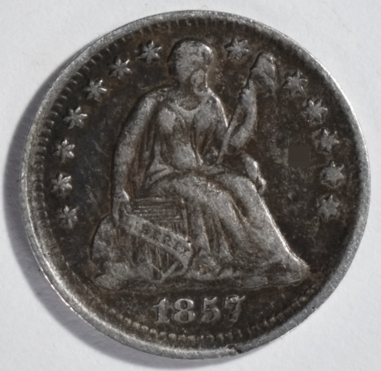 1857 Seated Half Dime
