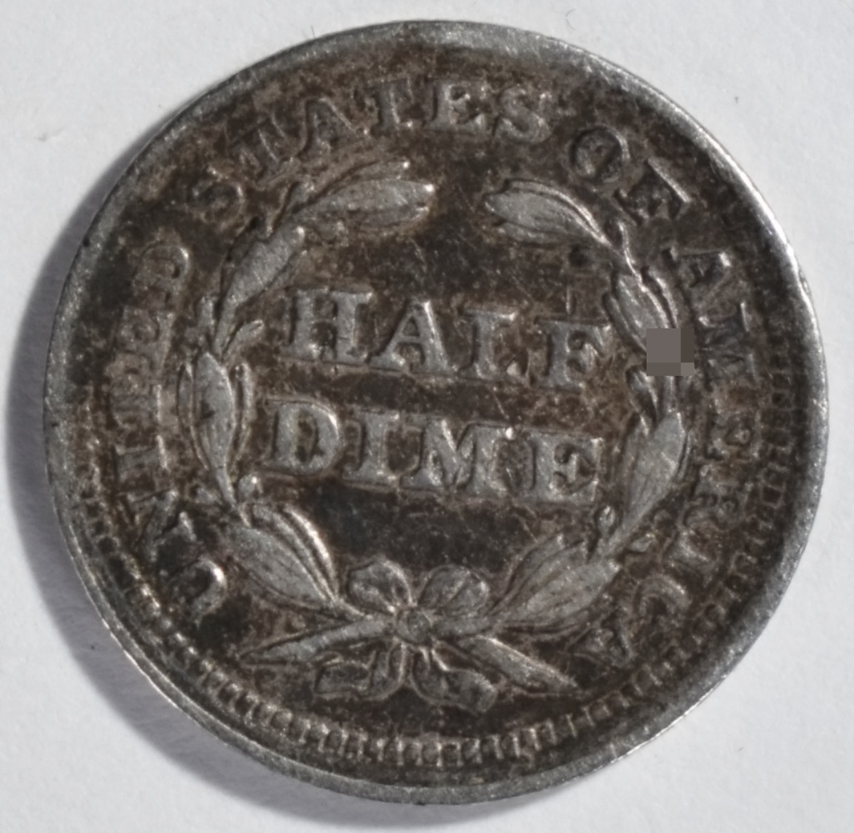1857 Seated Half Dime