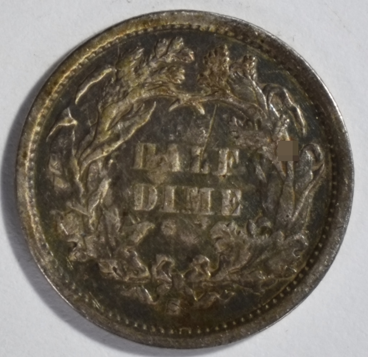 1872-S Seated Half Dime