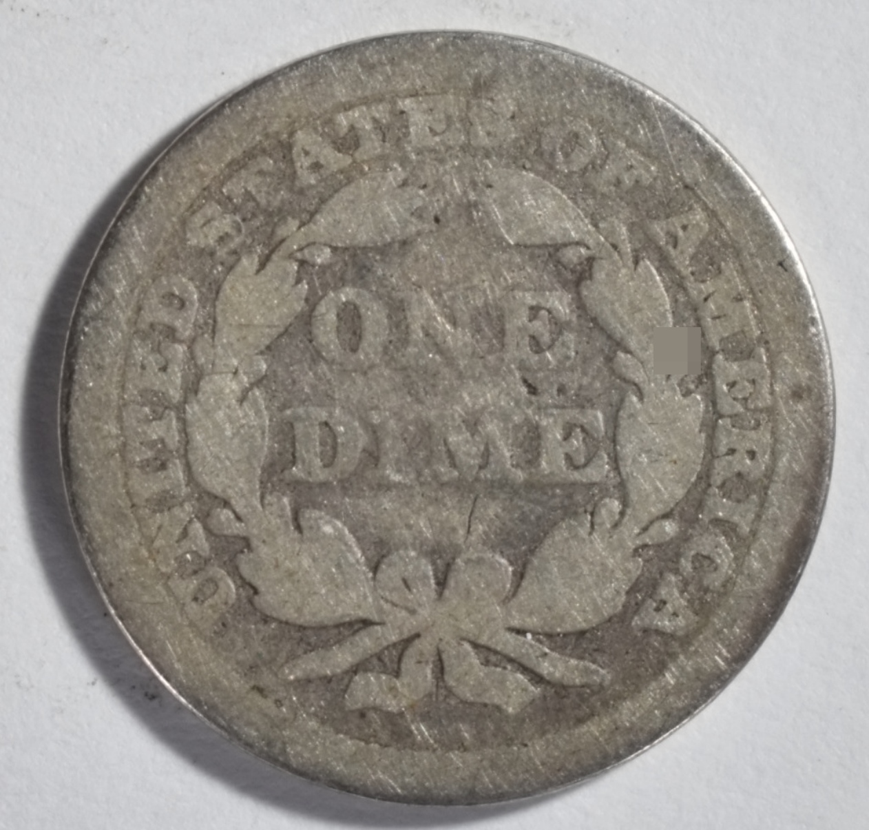 1848 Seated Dime