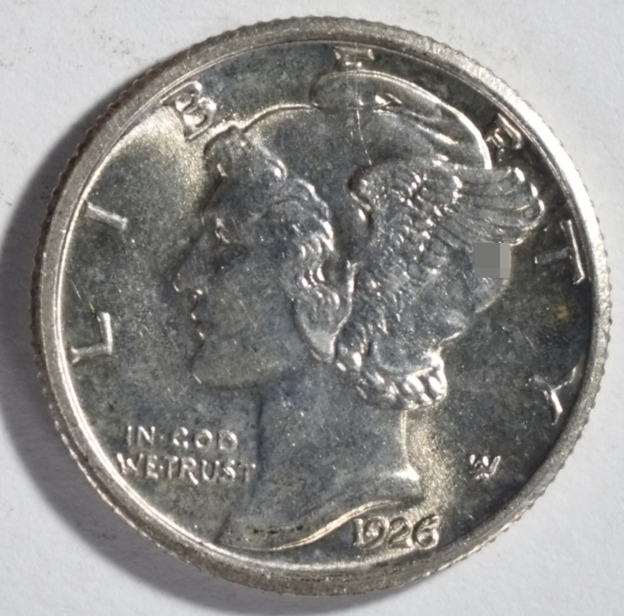 1926 Mercury Dime
