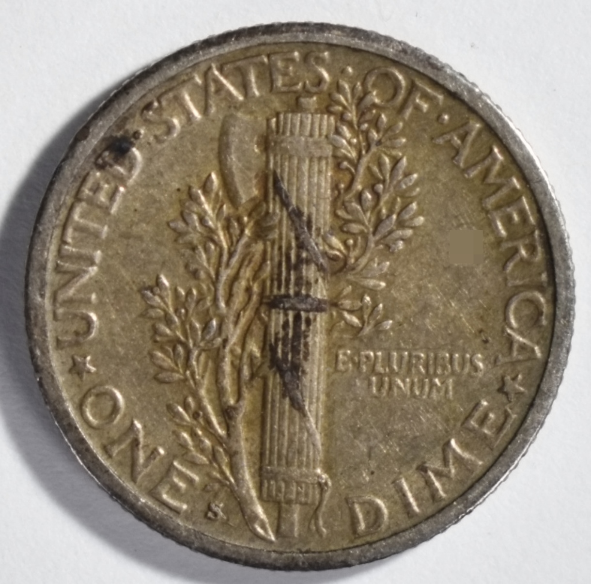 1927-S Mercury Dime