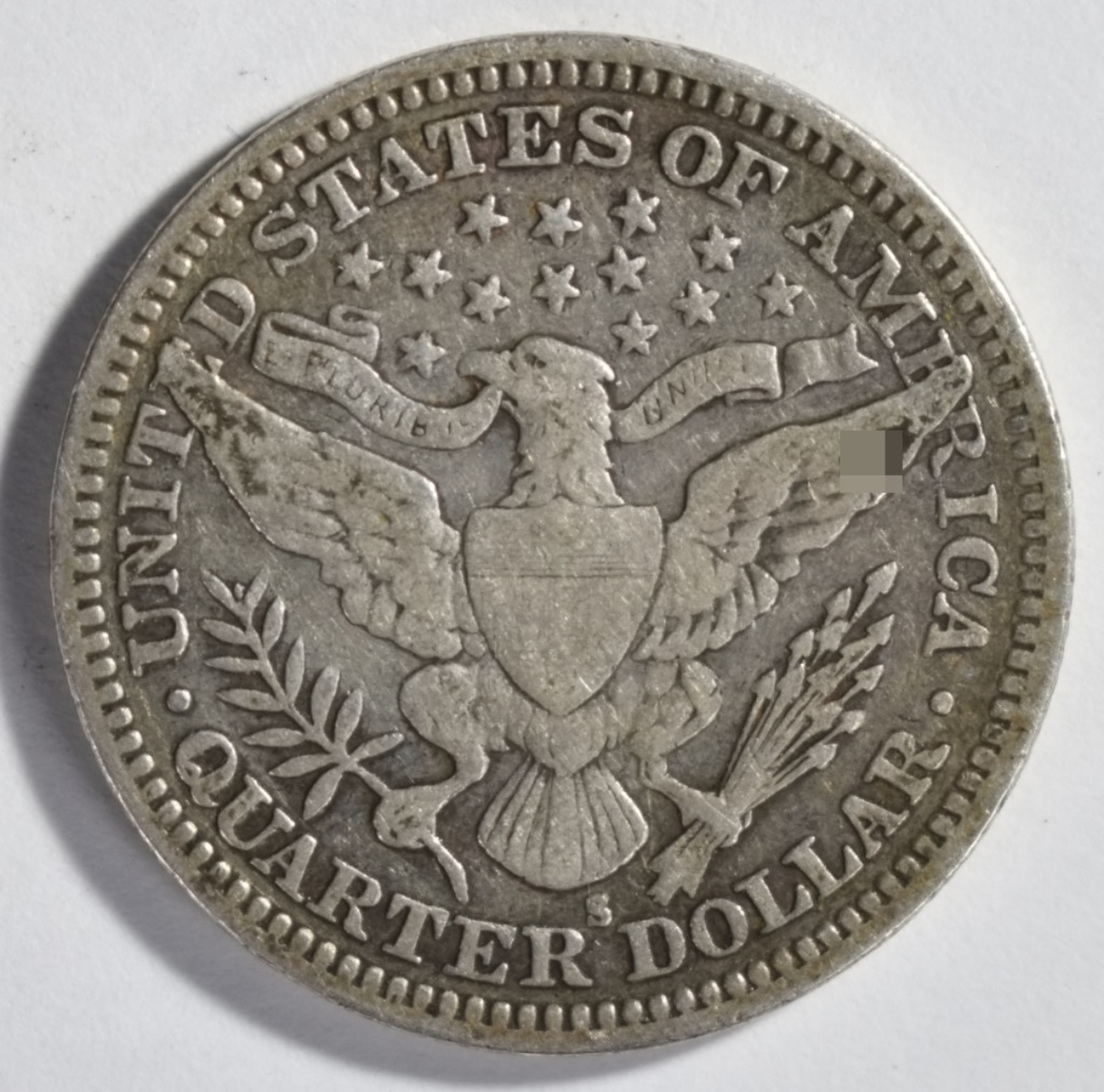 1907-S Barber Quarter