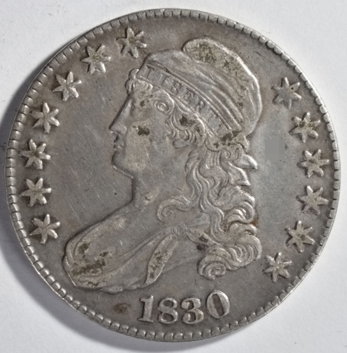 1830 Capped Bust Half Dollar