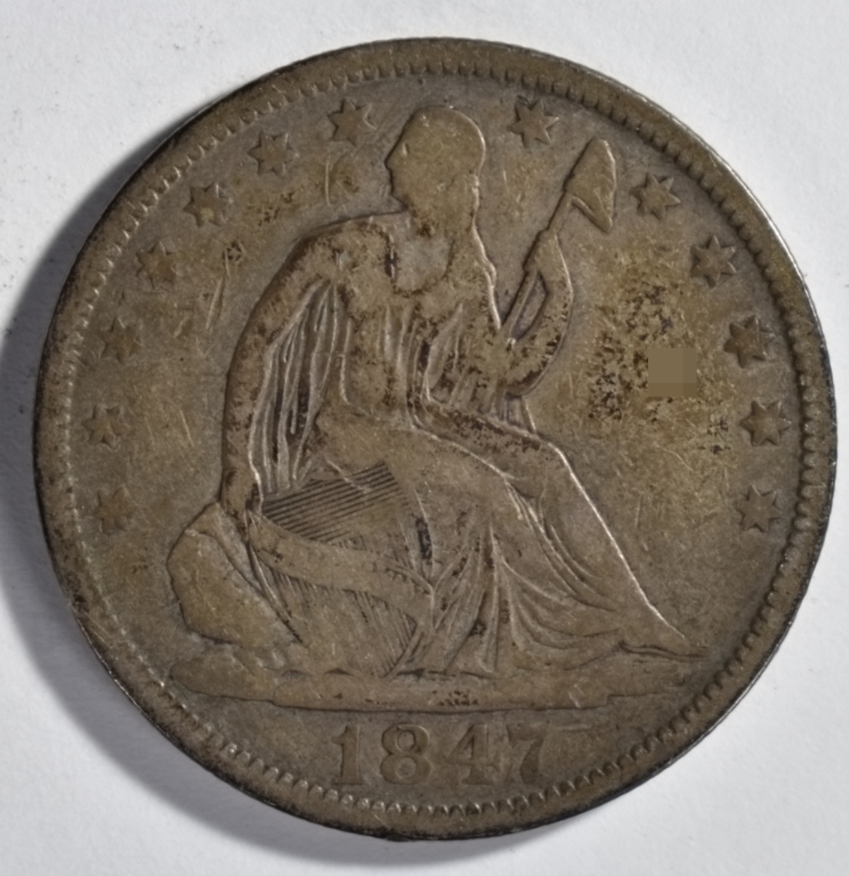 1847-O Seated Half Dollar