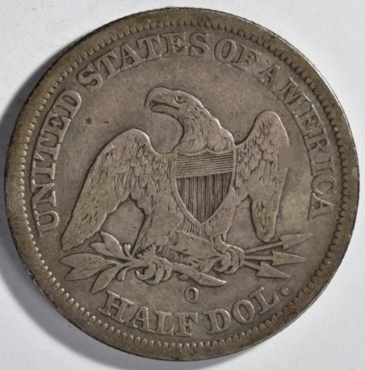 1847-O Seated Half Dollar