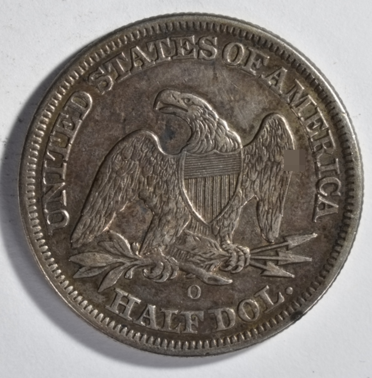 1854-O Arrows Seated Half Dollar