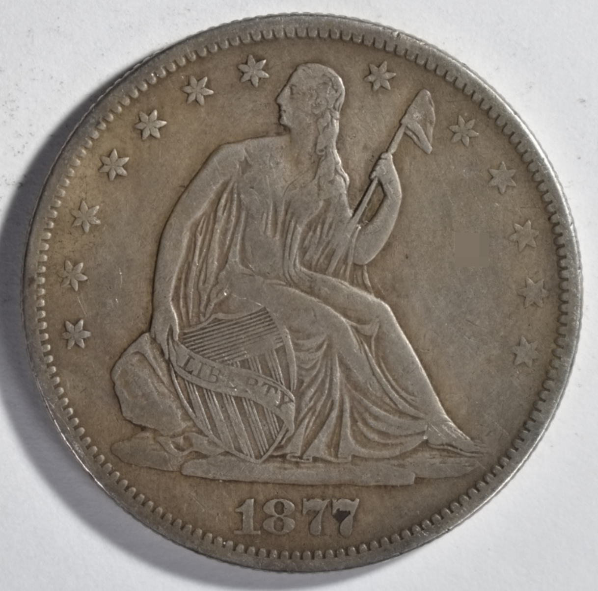 1877-S Seated Half Dollar