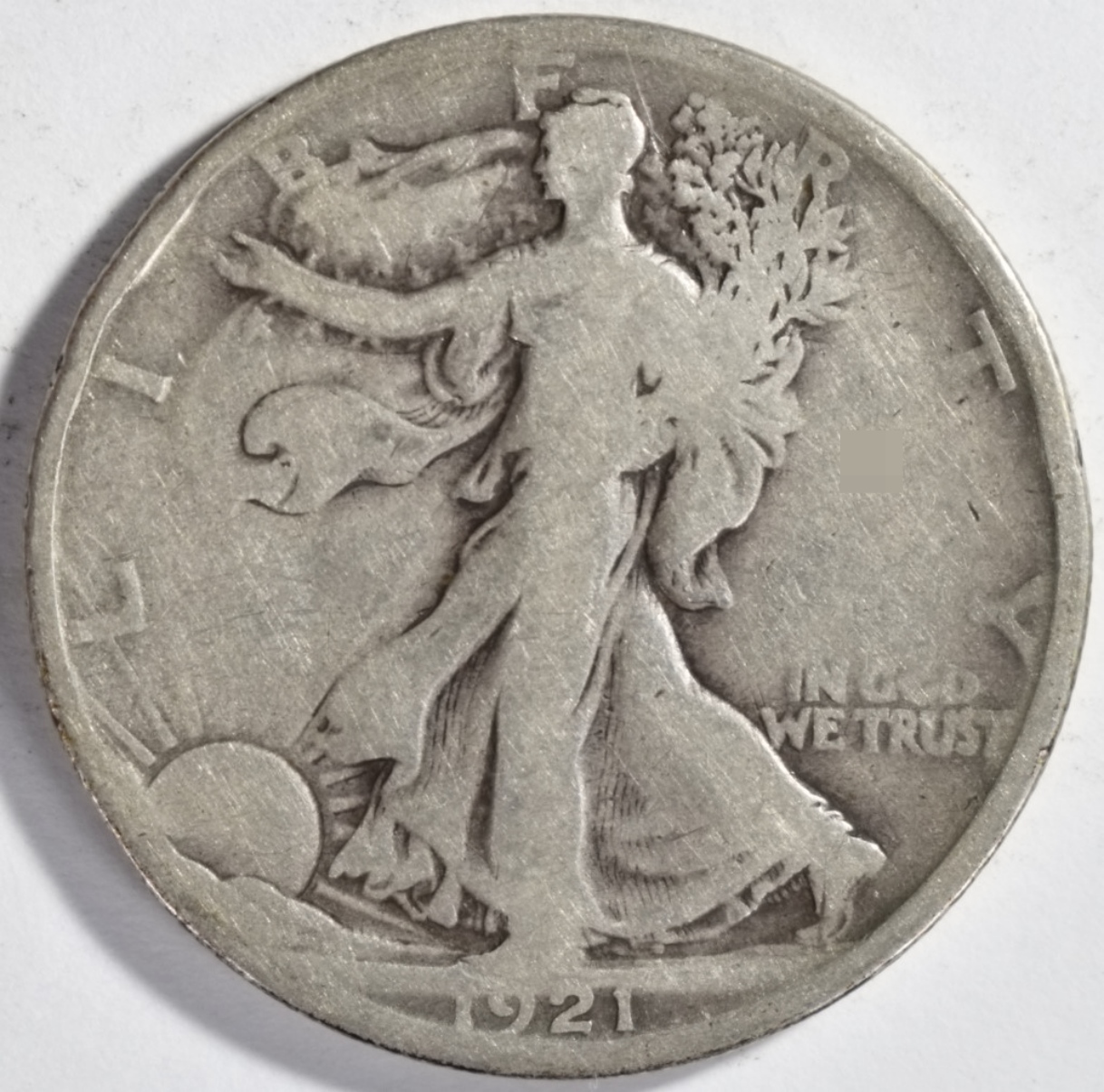1921-D Walking Liberty Half Dollar