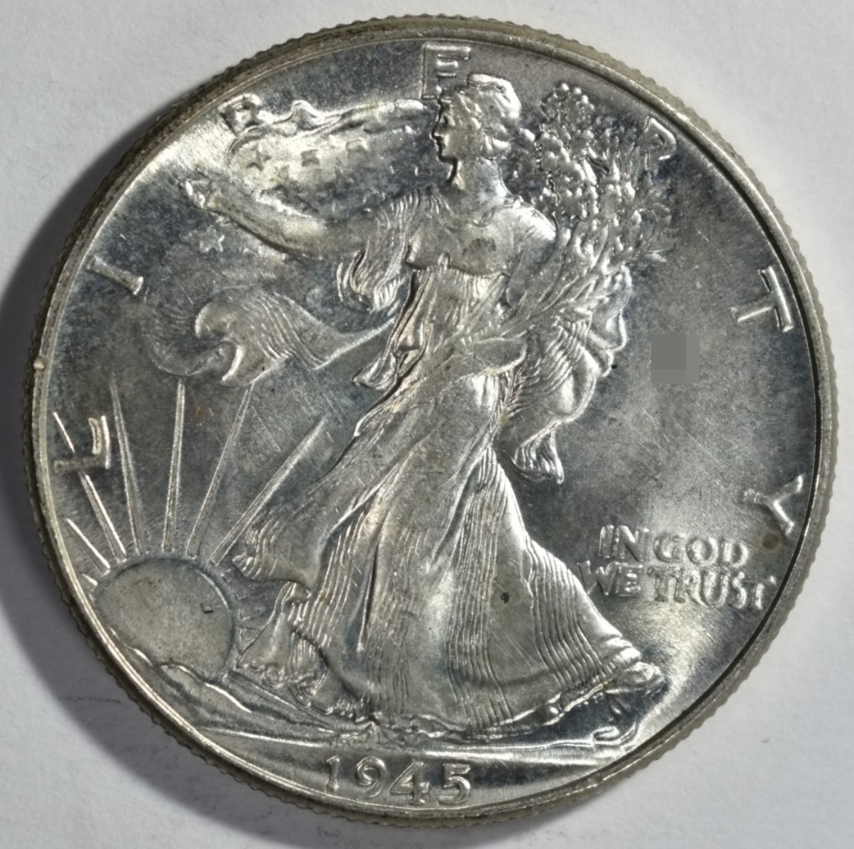 1945 Walking Liberty Half Dollar