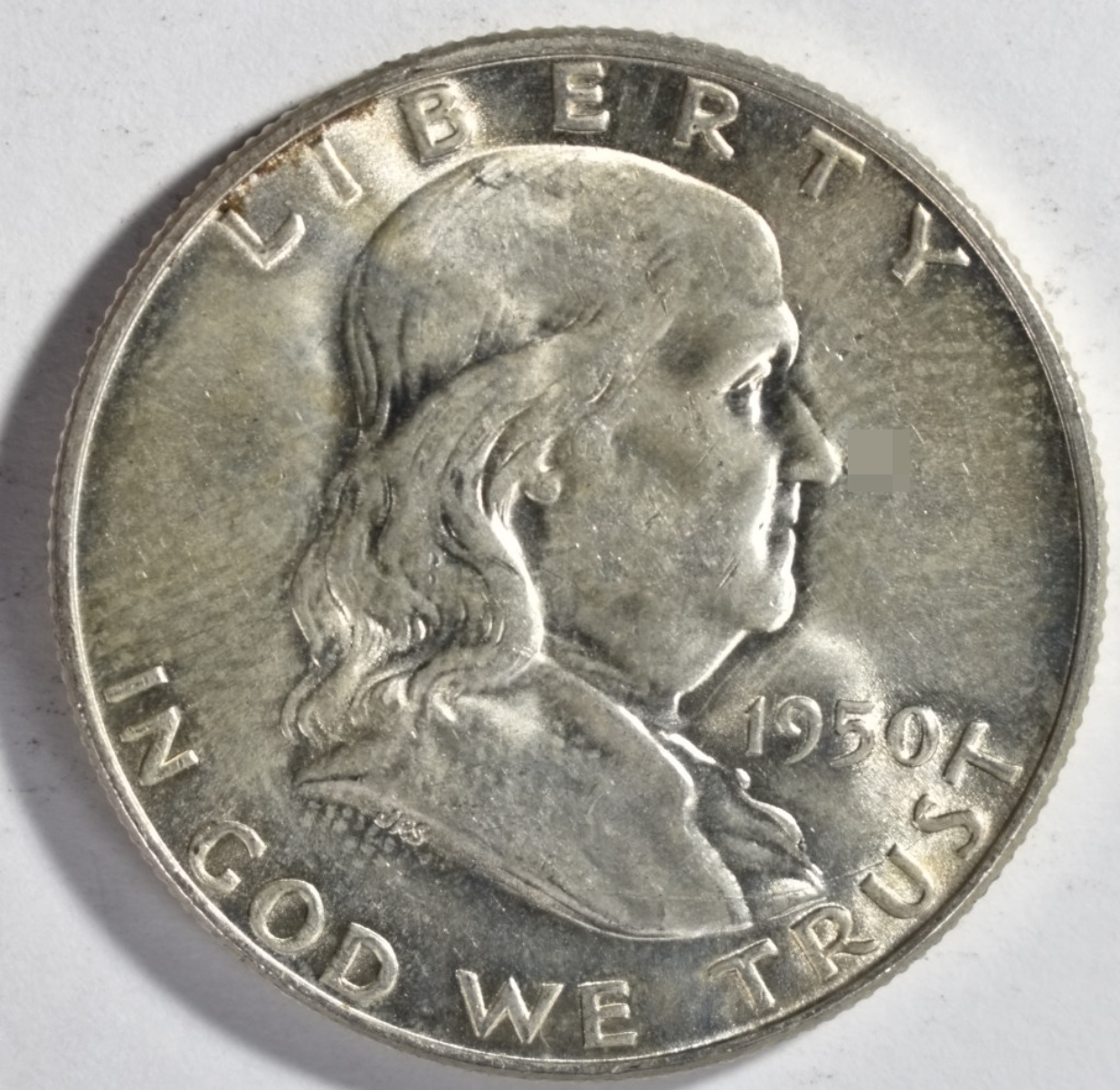 1950-D Franklin Half Dollar