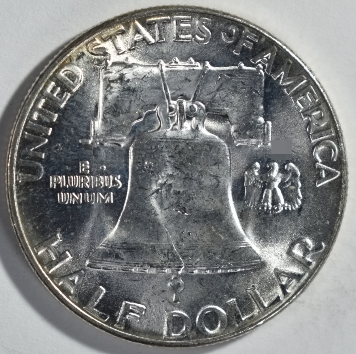 1955 Franklin Half Dollar Toned