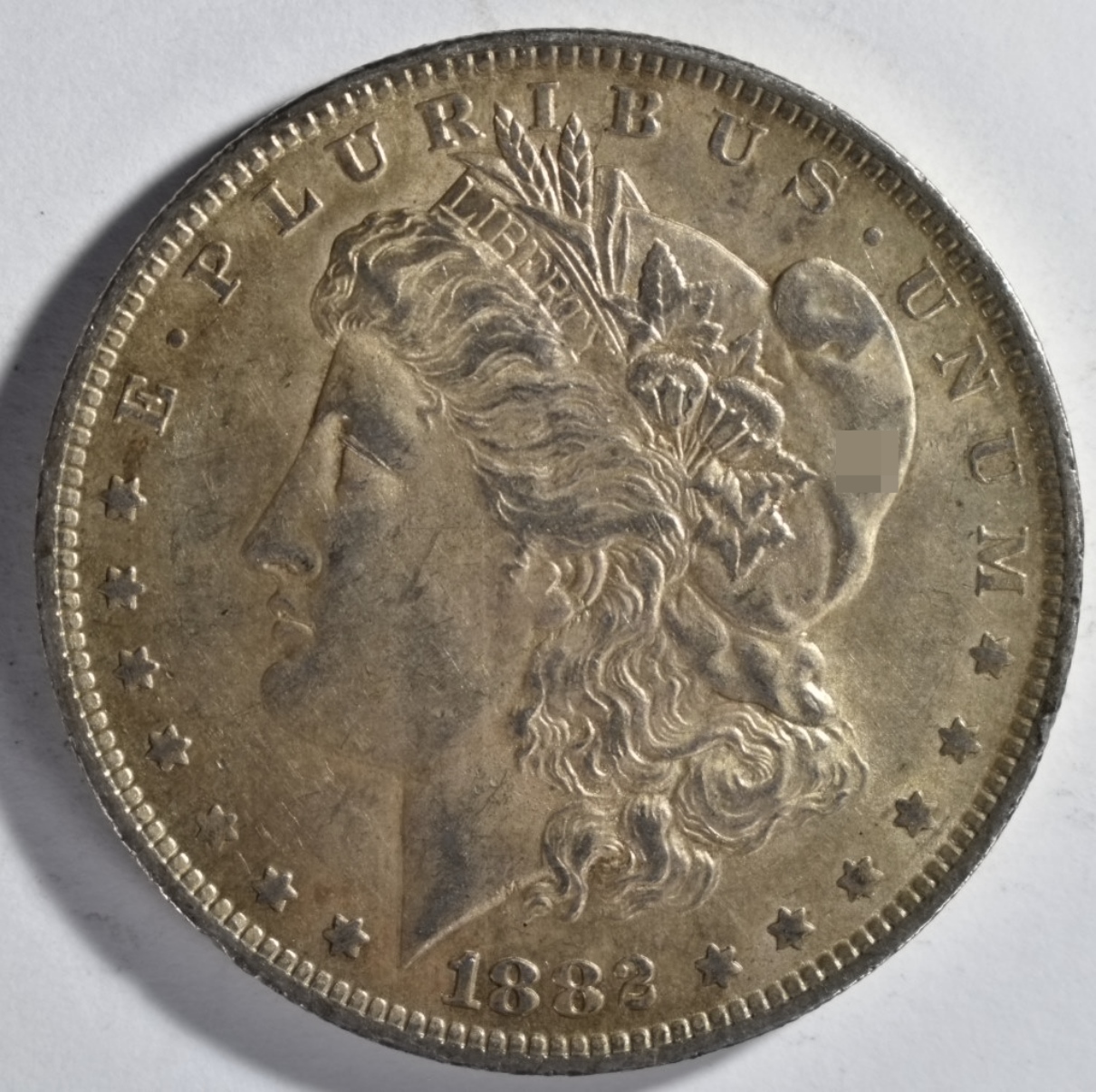 1882-O/S Strong Morgan Dollar