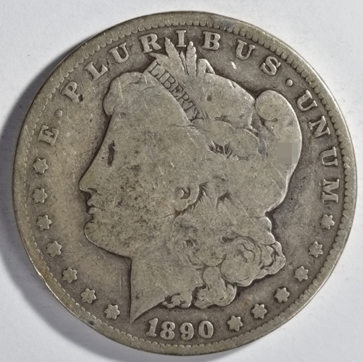 1890-CC Morgan Dollar