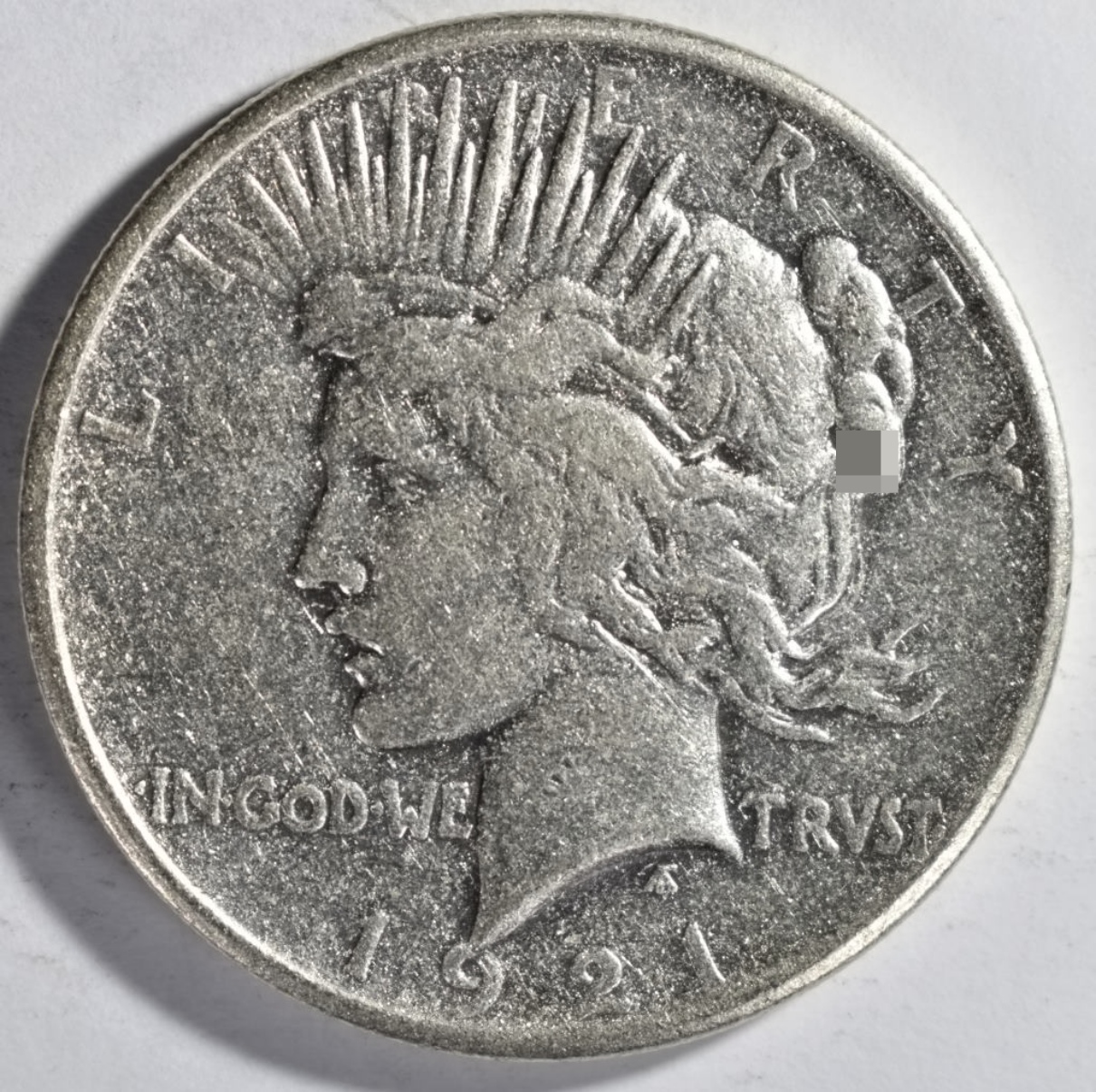 1921 Peace Dollar