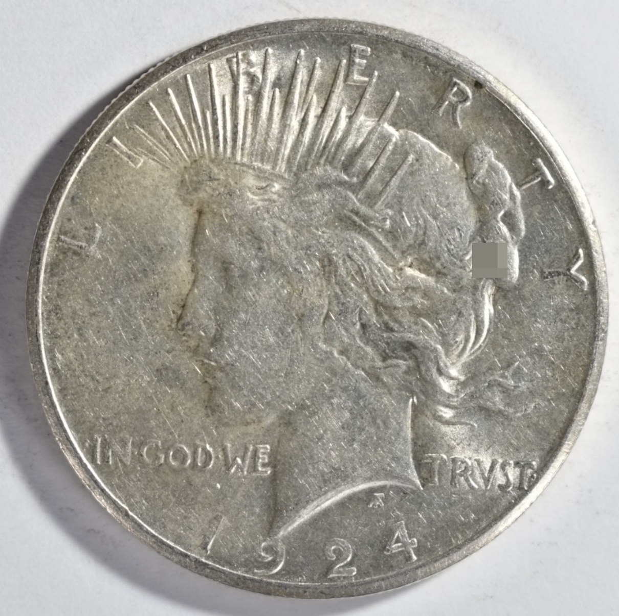 1924-S Peace Dollar