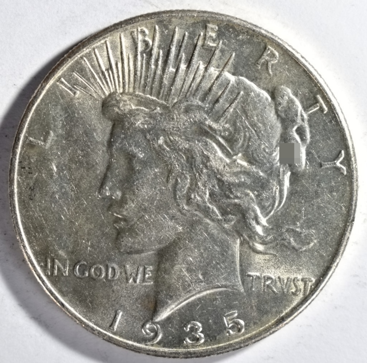 1935 Peace Dollar