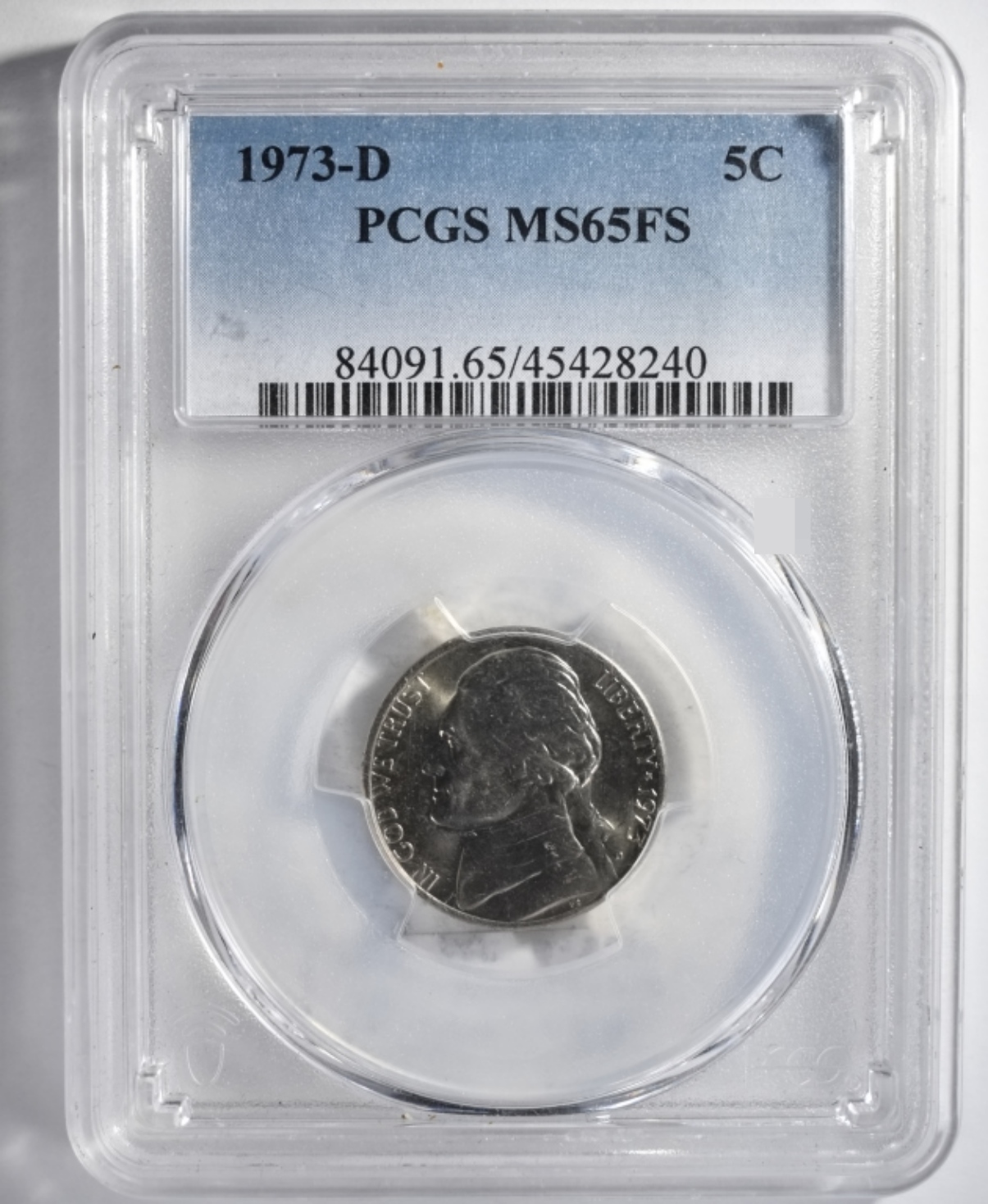 1973-D Jefferson Nickel MS65 FS PCGS