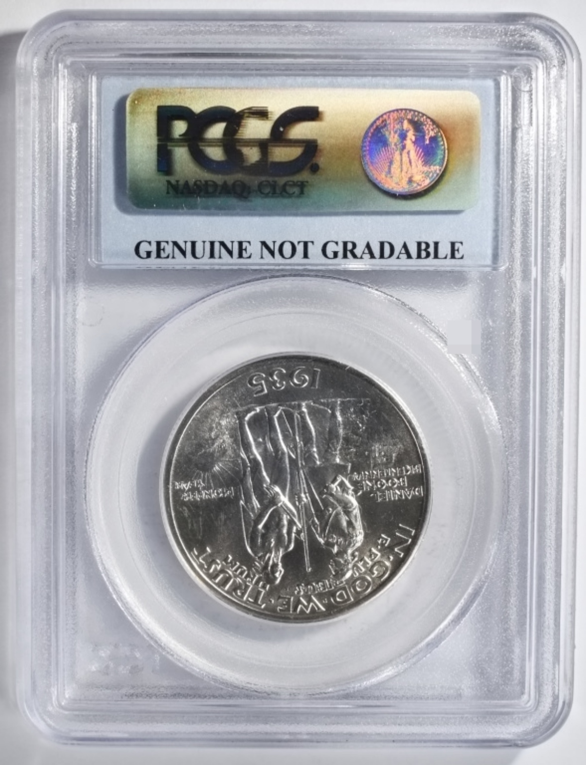 1935 Boone Commem Half Dollar Genuine PCGS
