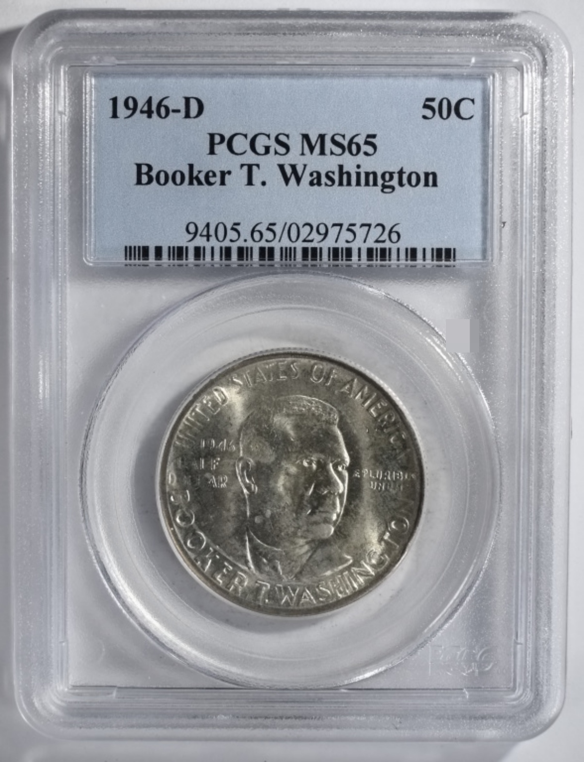 1946-D Booker T Washington Commem MS65 PCGS