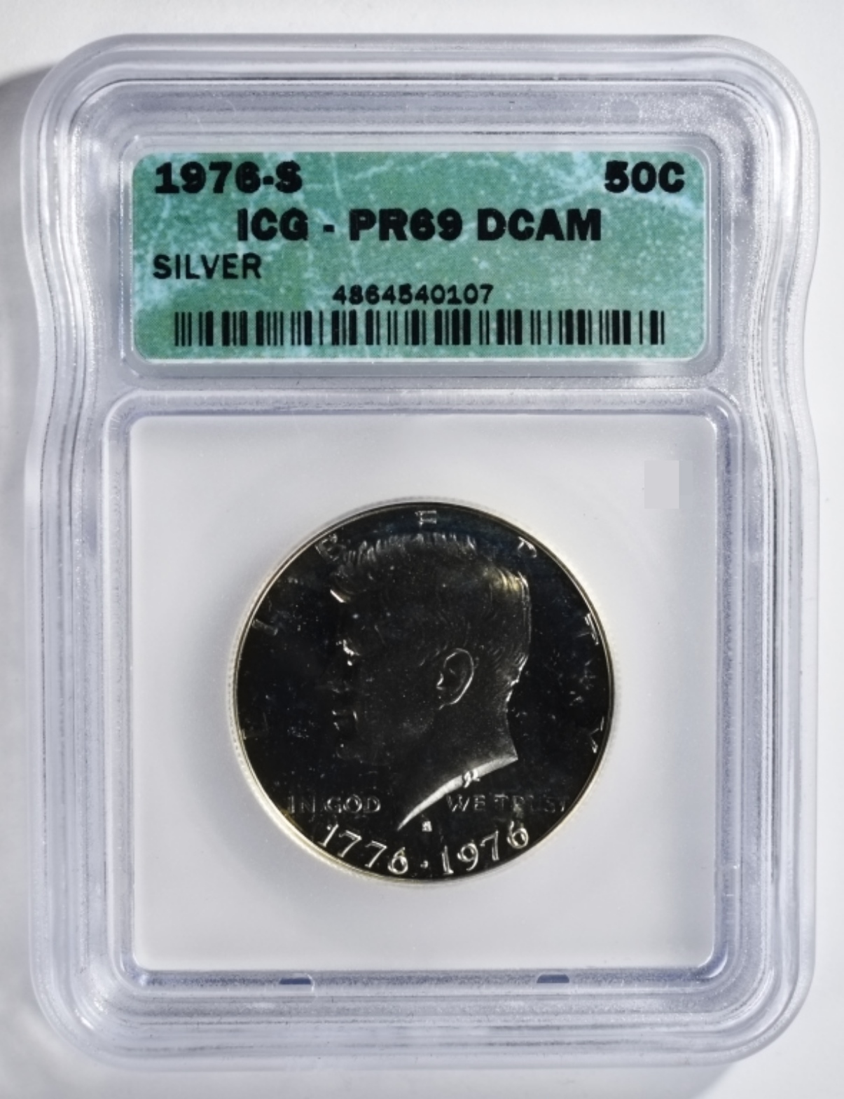 1976-S Silver Kennedy Half Dollar PR69 DCAM ICG