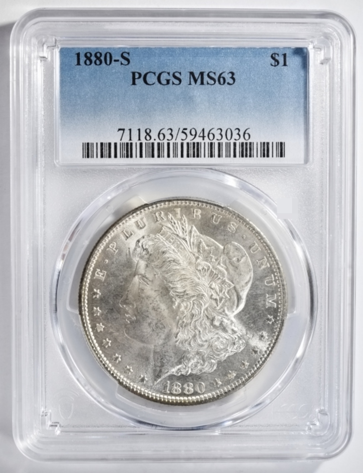 1880-S Morgan Dollar MS63 PCGS