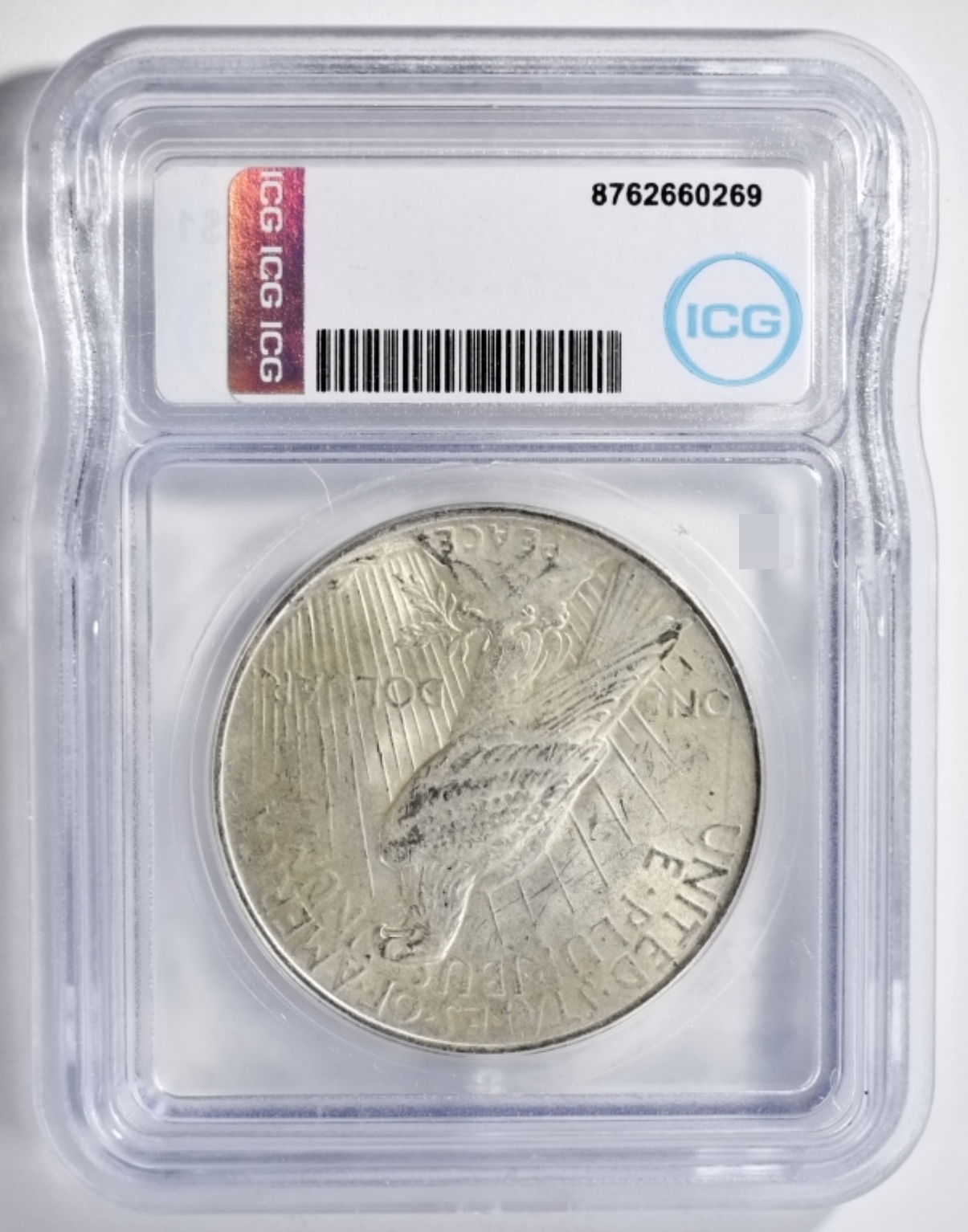 1922 Peace Dollar MS63 ICG