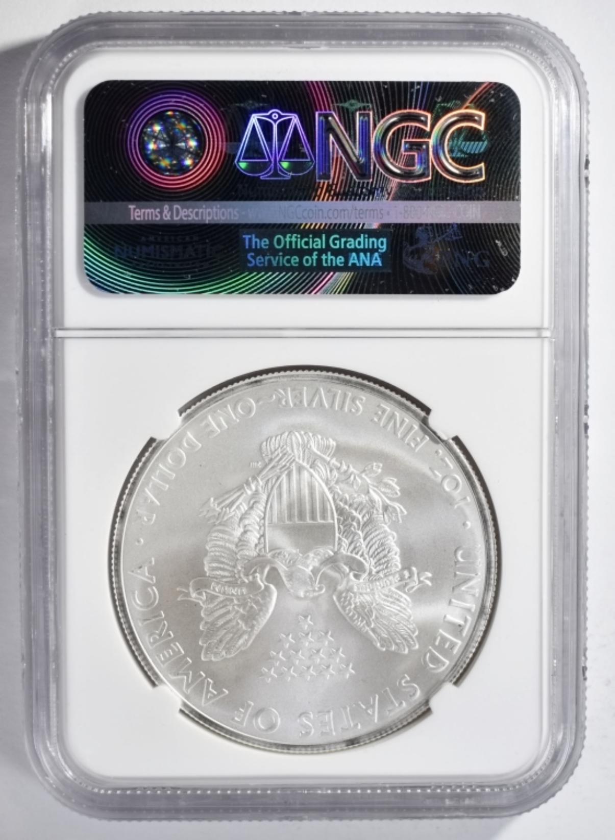 2012 Silver Eagle MS69 NGC