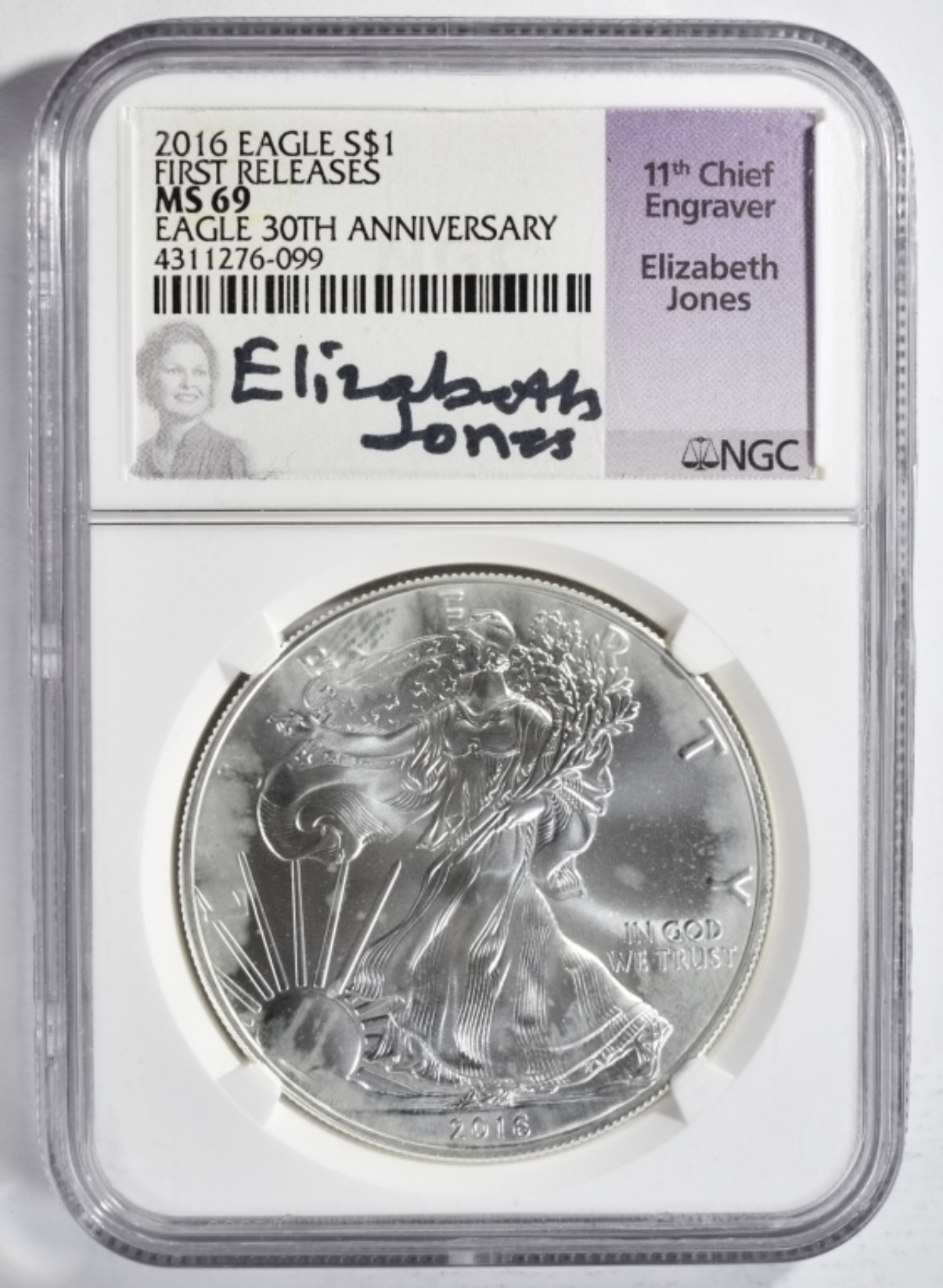 2016 Silver Eagle MS69 NGC First Releases