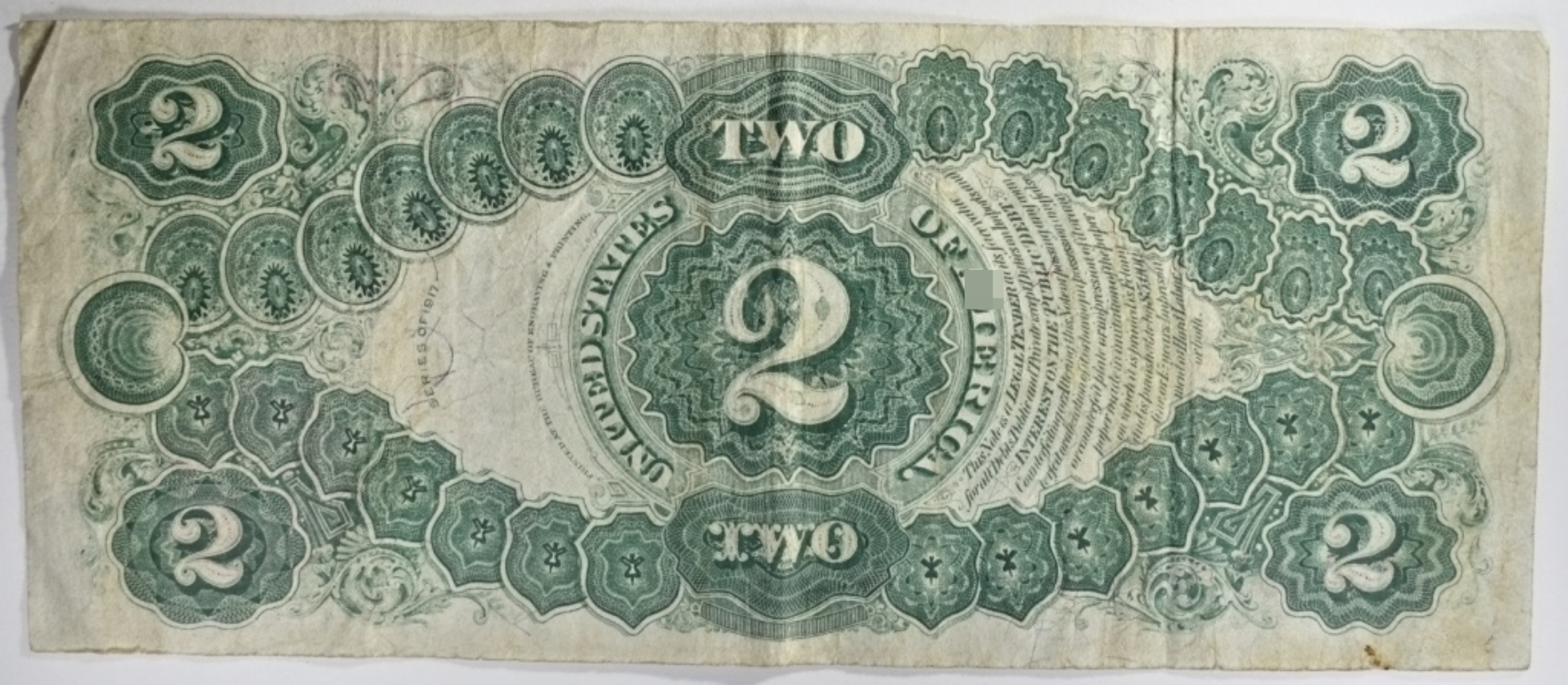 1917 $2 Legal Tender SNA38448378A