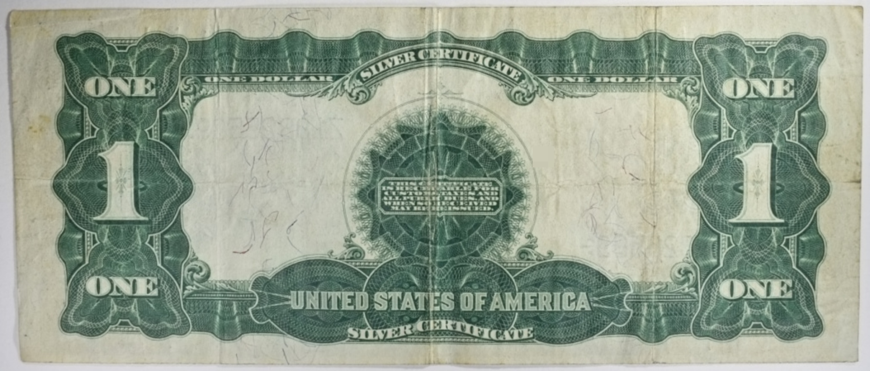 1899 $1 Black Eagle Silver Cert. SN Z18825589