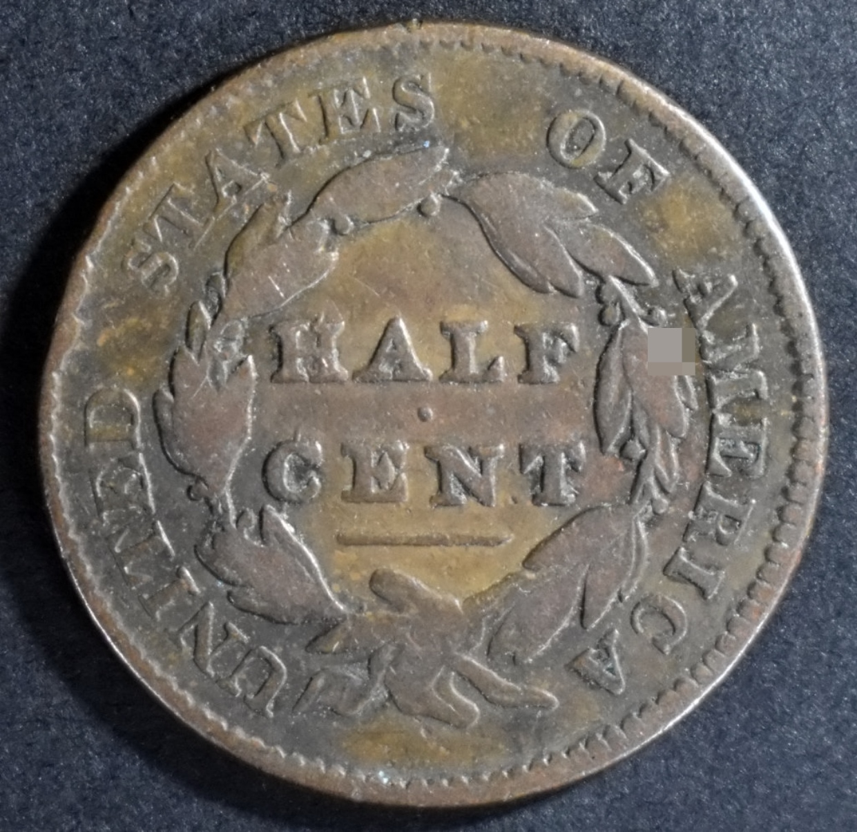 1829 Classic Head Half Cent