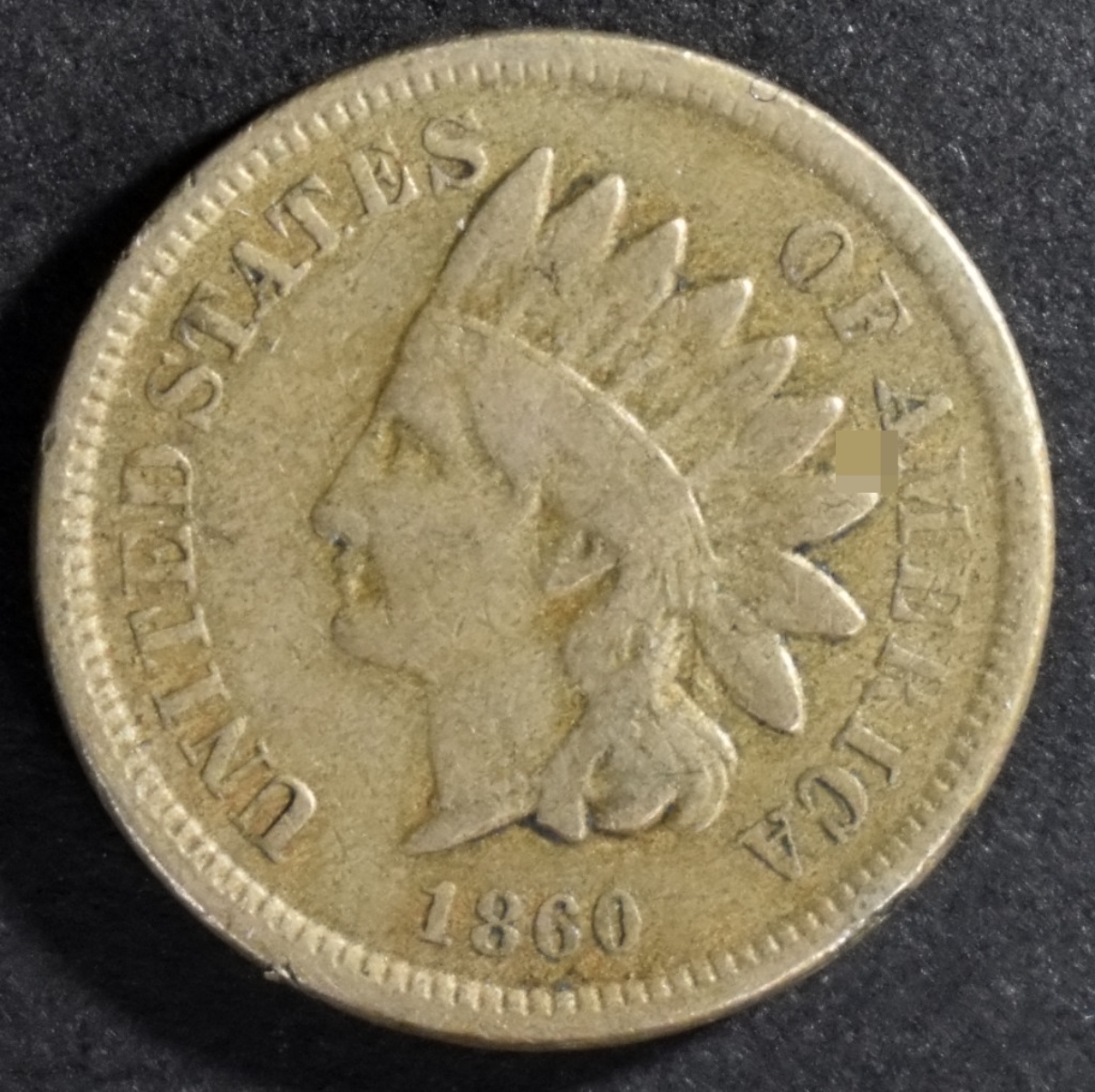 1860 Indian Head Cent