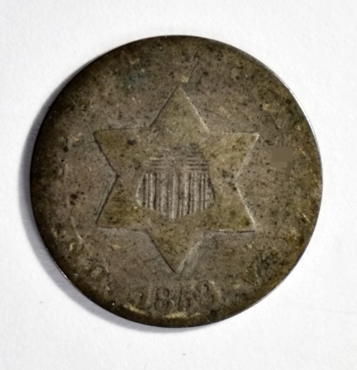 1853 3 Cent Silver
