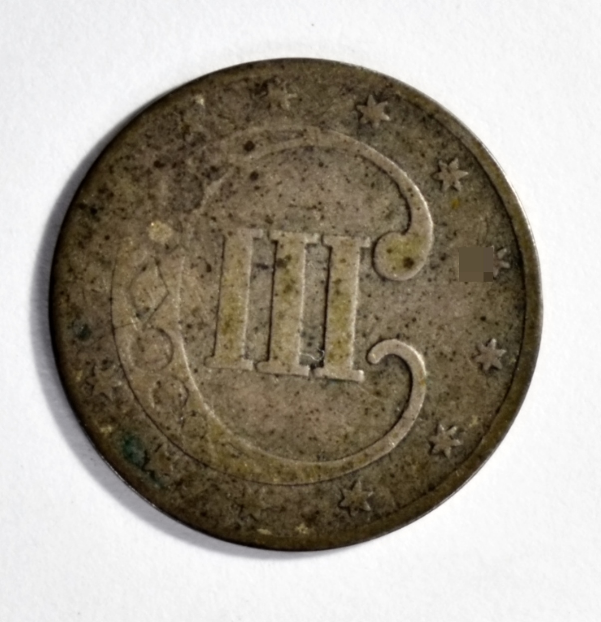 1853 3 Cent Silver