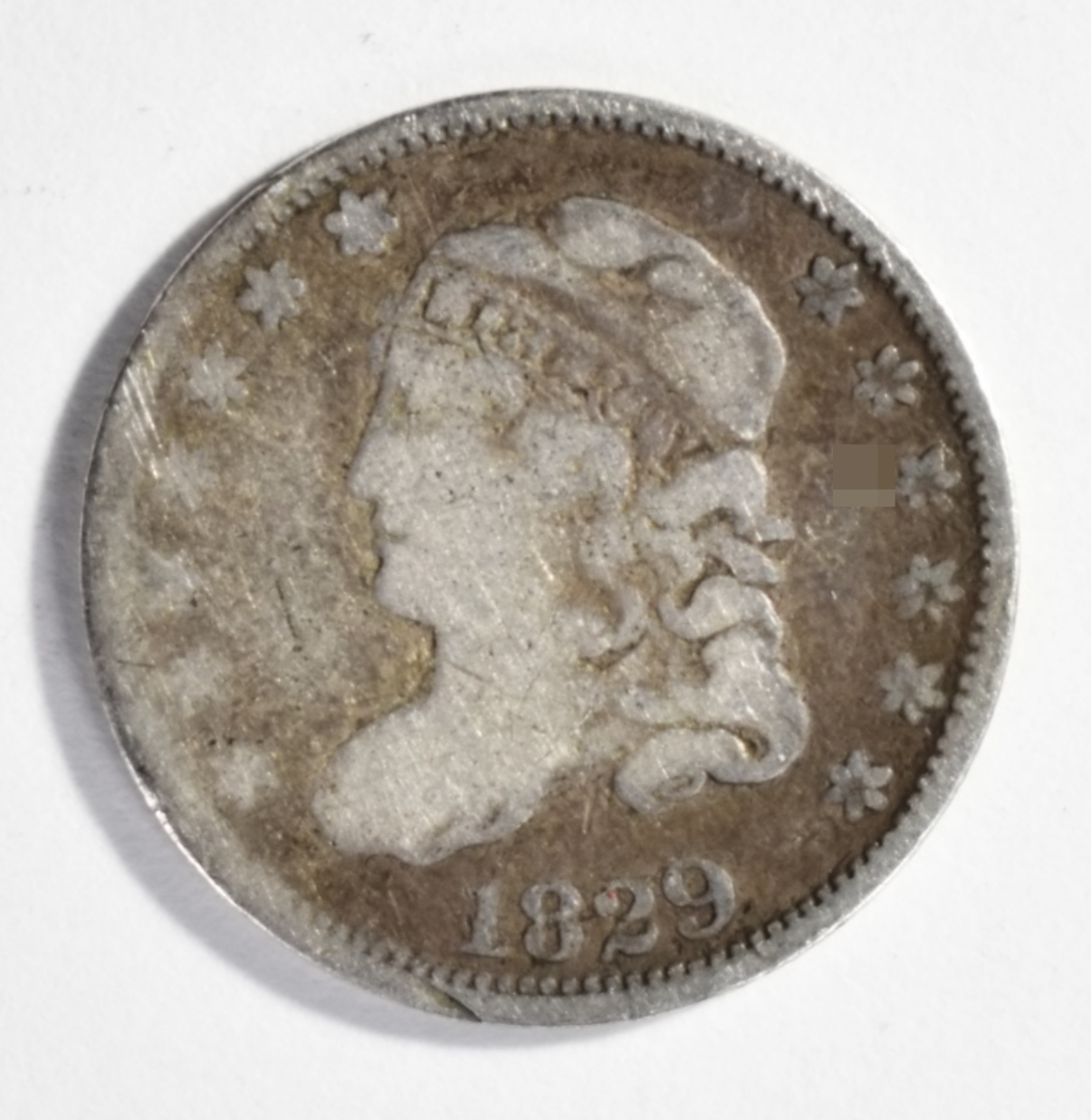 1829 Bust Half Dime