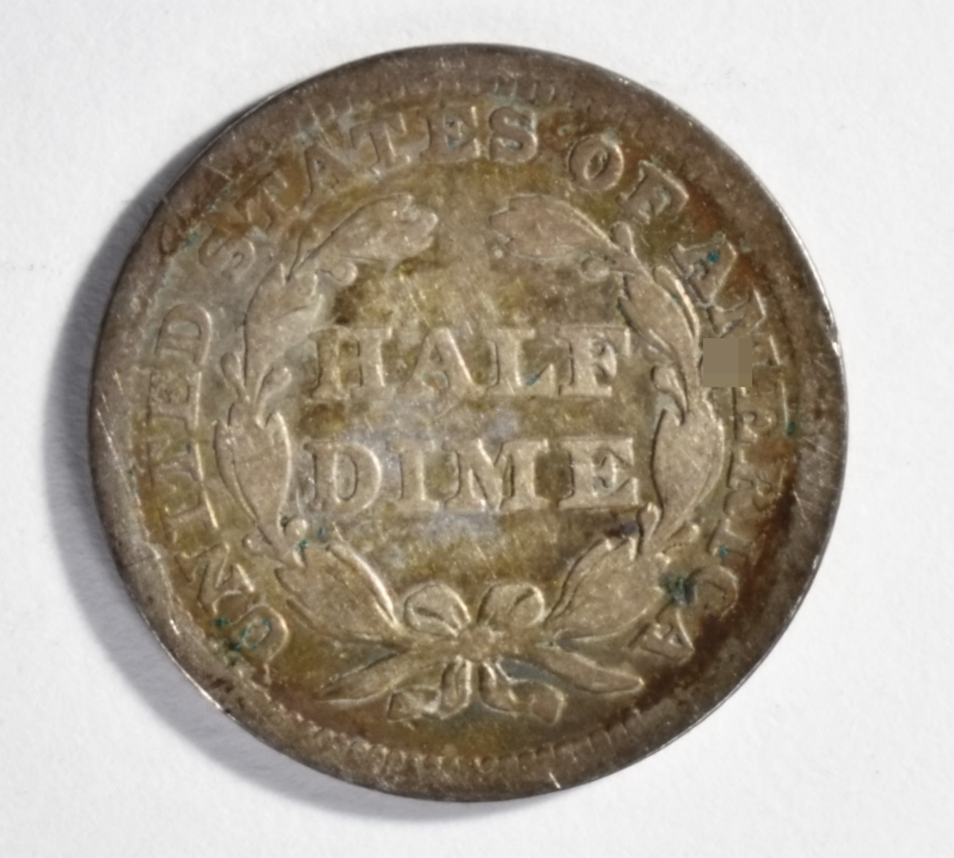 1852 Seated Half Dime
