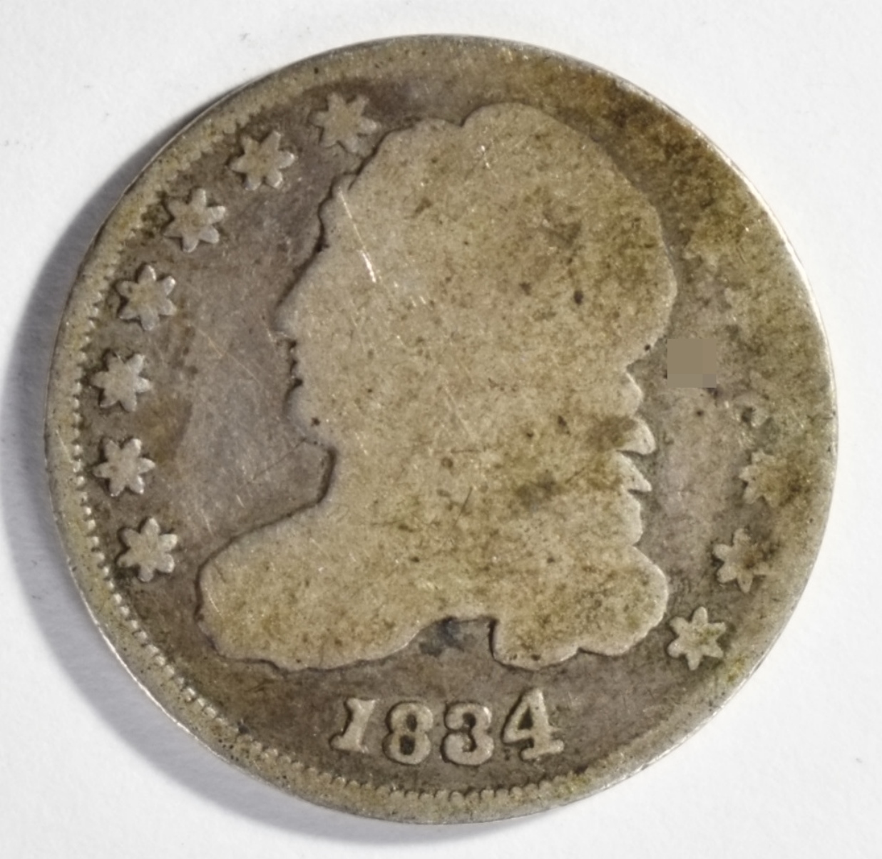 1834 Capped Bust Dime