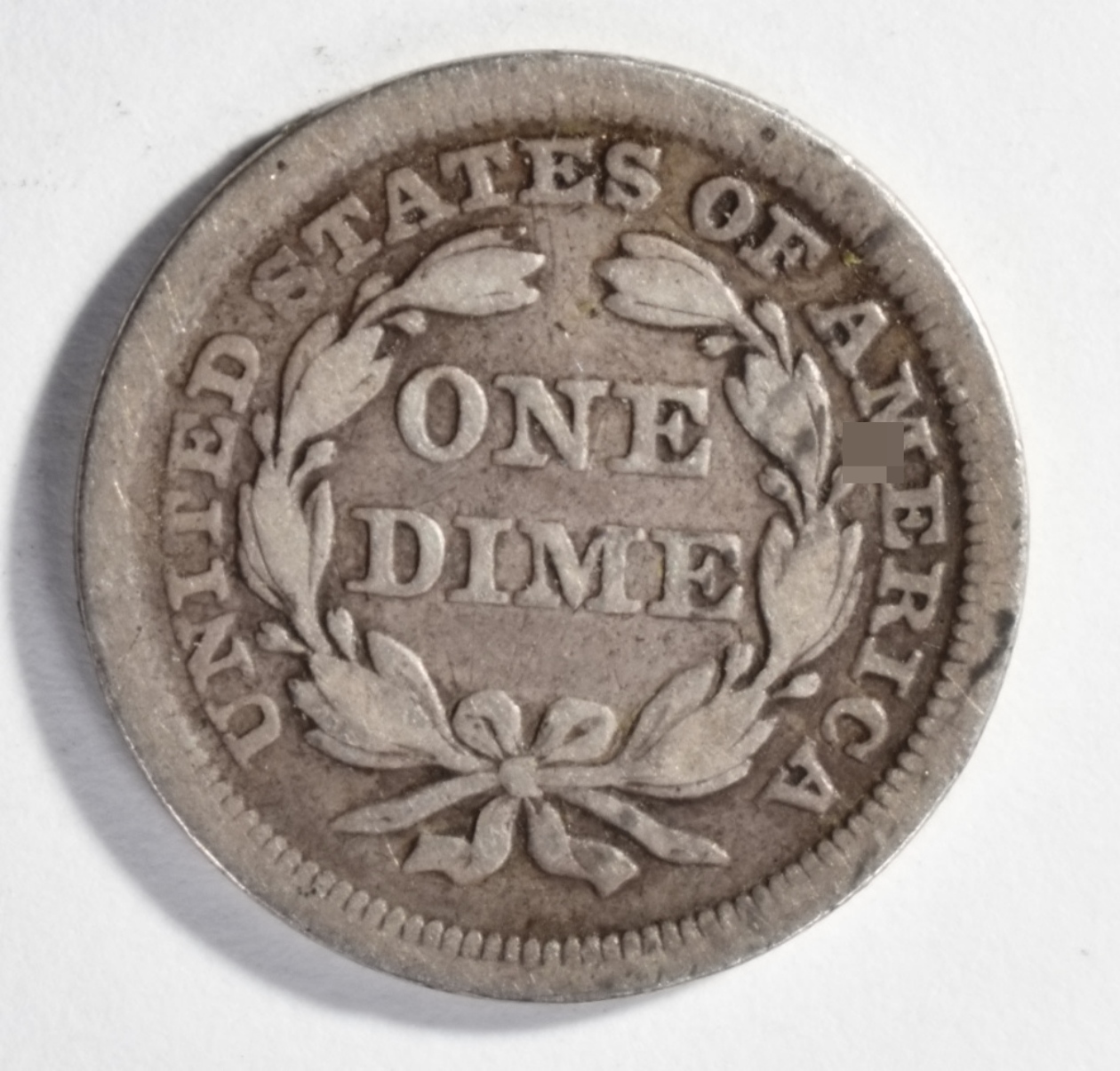 1857 Seated Dime